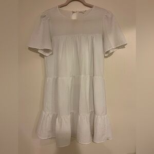 Blu Pepper White Babydoll Sundress